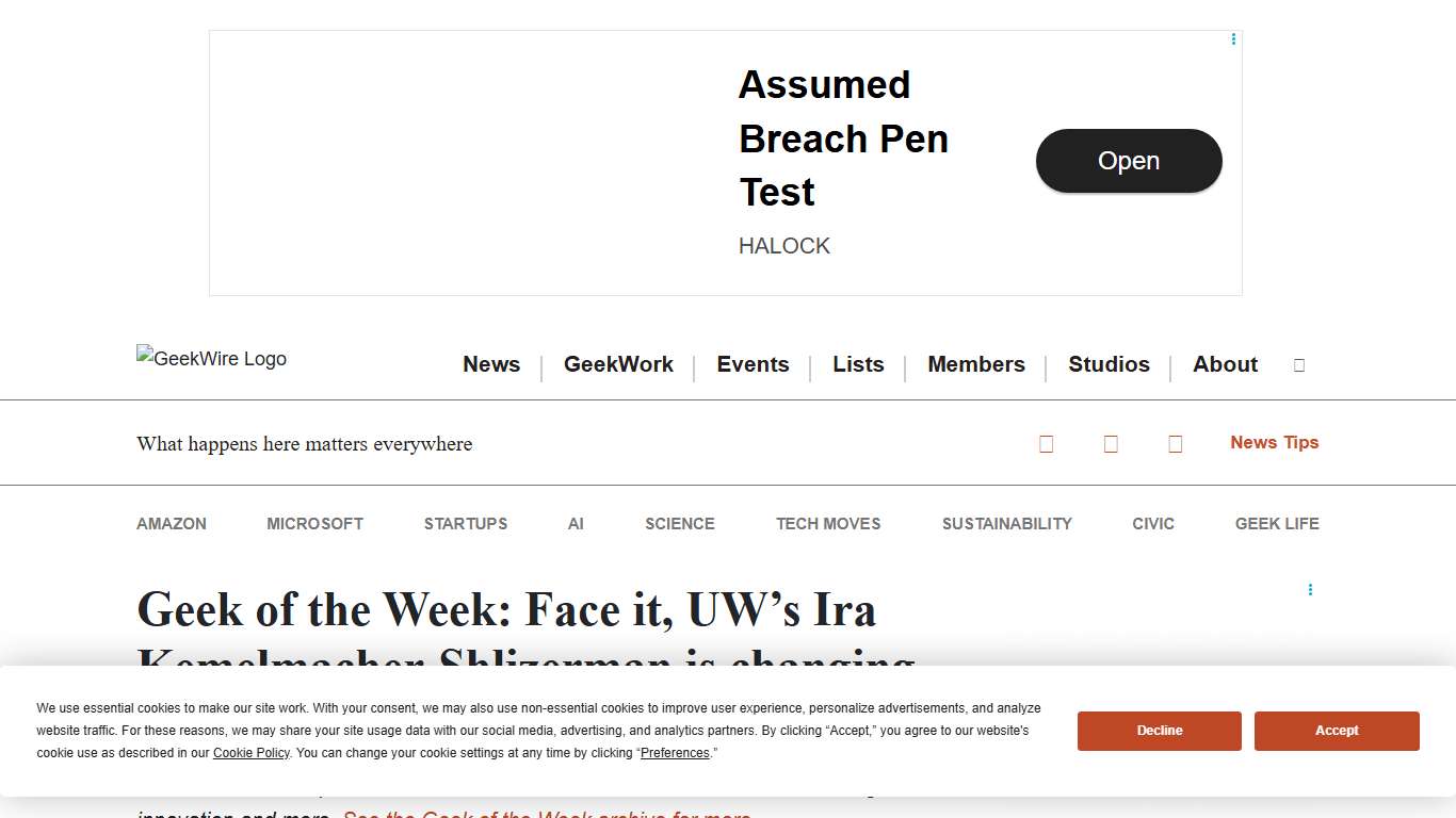 Geek of the Week: Face it, UW's Ira Kemelmacher-Shlizerman is changing how we look at ourselves – GeekWire